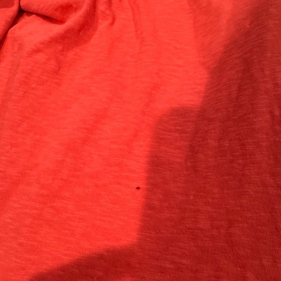 Talbots Embroidered Red/orange Boho Peasant Tunic Top Size Medium - Picture 8 of 10